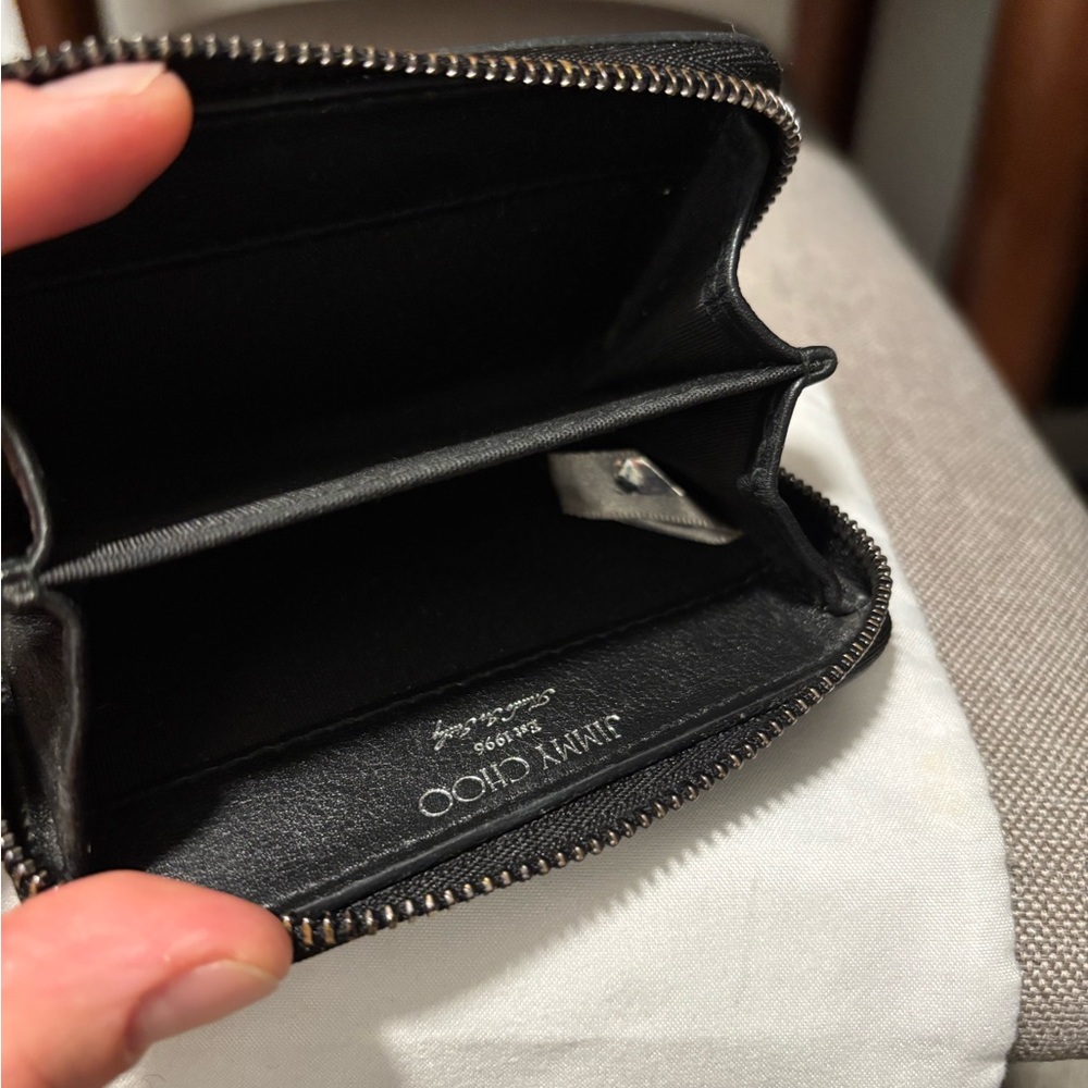 Jimmy Choo Star Embossed Iridescent Wallet - Picture 3 of 4